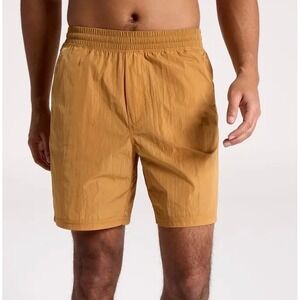VRST All In Short Mens XXL Palomino Gold Shine 7 Inch Unlined‎ Water Repellent